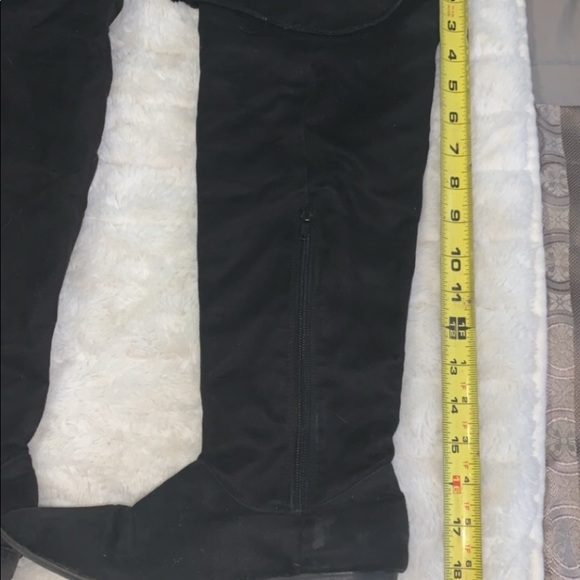 Black Knee High Boots - Picture 3 of 7